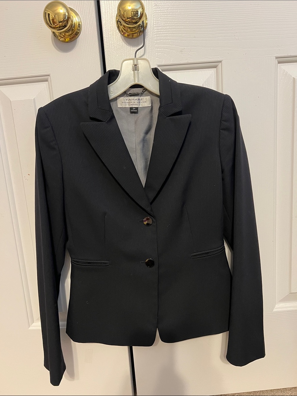 Designer Women's Tailored Blazer and Skirt Suit by Tahari Arthur S Levine